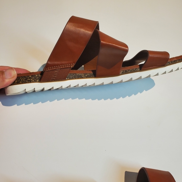 Nine West sandals, size 9, Cognac - Picture 5 of 7